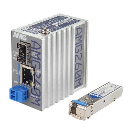 AMG 100Mb 60/90W PoE Industrial - AMG260M-1FBT-1S-P90